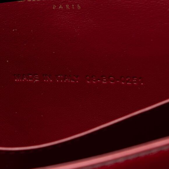 Dior Patent Leather Cannage Lady Dior Wallet on Chain - Picture 6 of 9